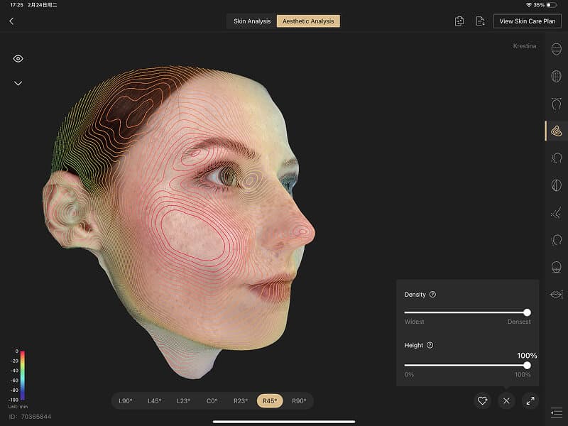 3D 轮廓分析