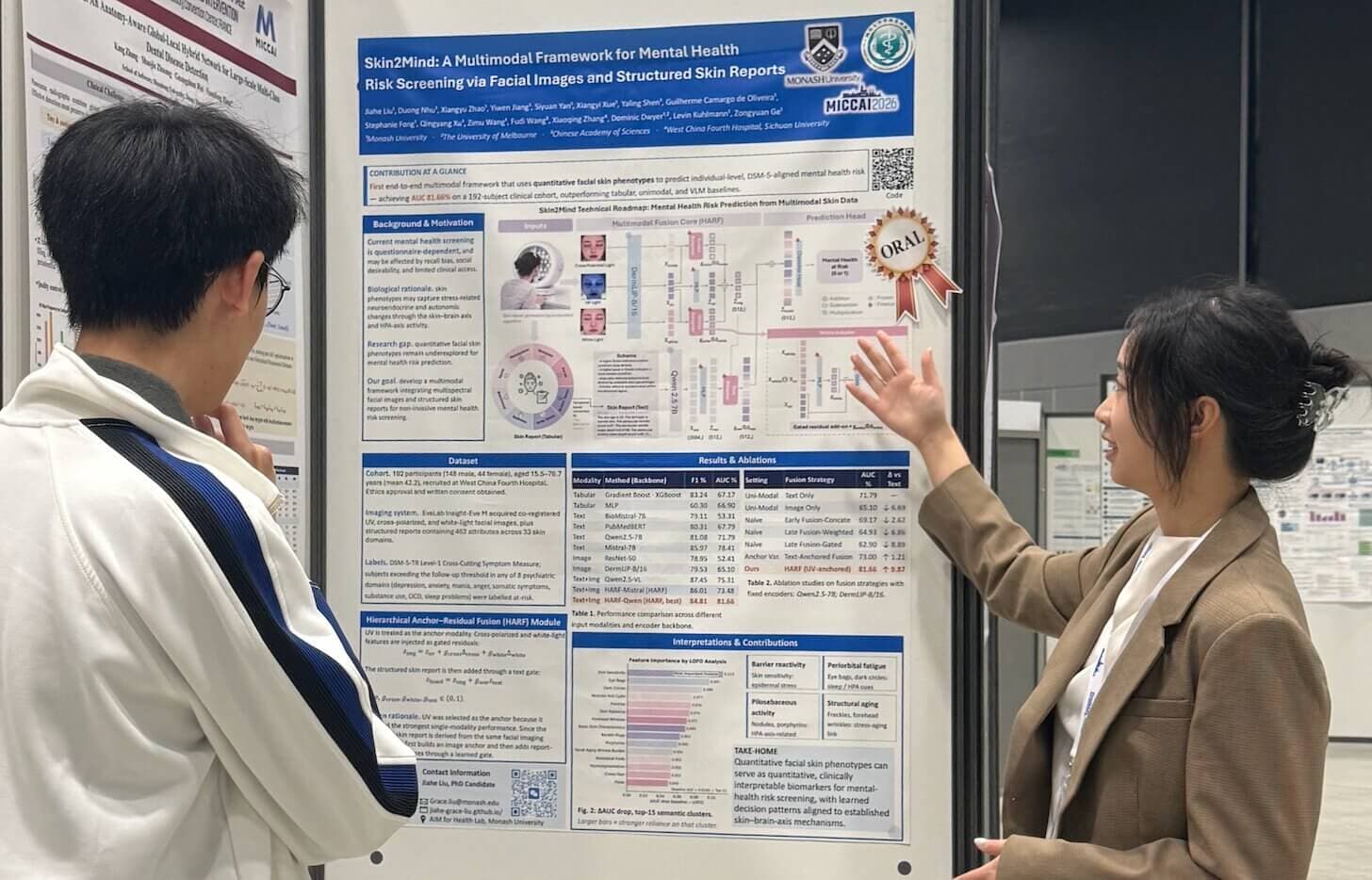Skin2Mind 研究海报亮相 MICCAI 2026